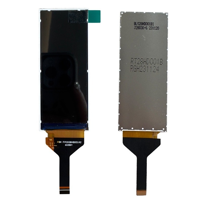 IPS LCD Display 2.86 Inch Long Strip Display 376*960 Resolution Instrument LCD