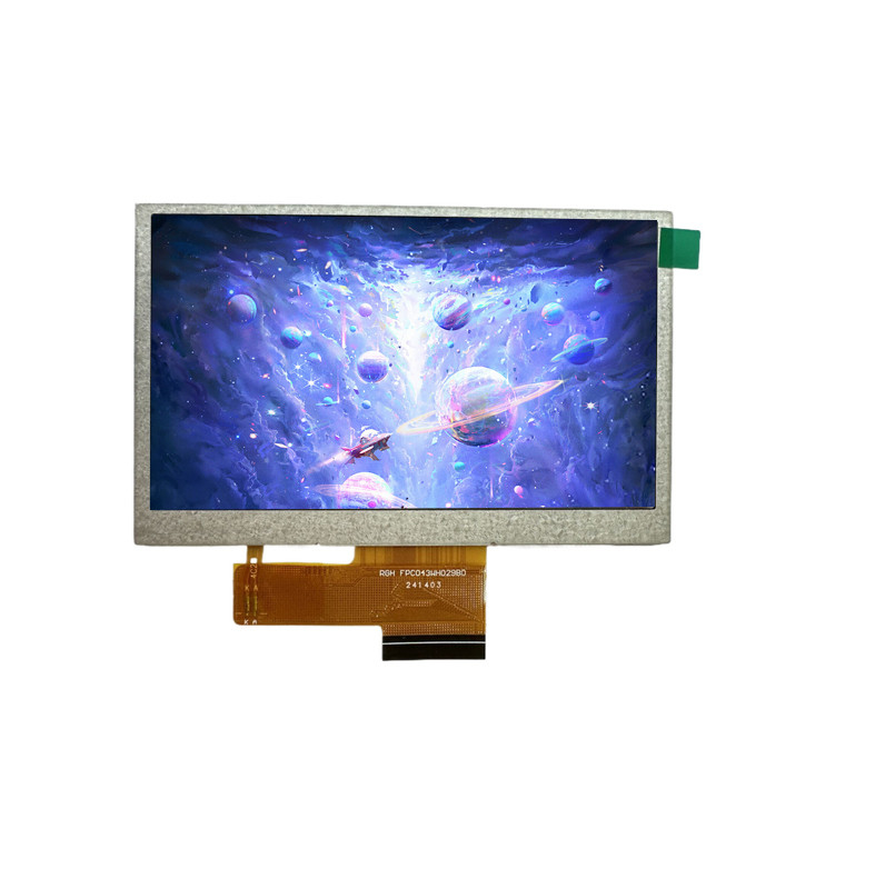 IPS TFT LCD Display 4.3 Inch LCD 480*272 Support Differentiated Vehicle LCD Display With 300cd/M Brightness