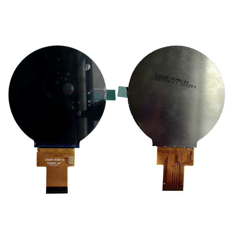 2.8Inch Round Circular IPS LCD Display MIPI Interface 30pins ST7701SN-G5-1 Driver LCD Screen Module