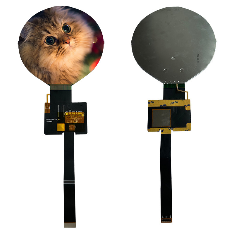 Round 5.0 Inch Lcd Screen 1080*1080 MIPI Interface IPS Circular Tft Lcd Module Panel