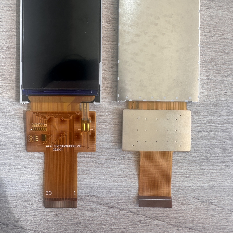 6.9'' TFT LCD Display Module, 280x1424 Resolution, ST7703I-G5-DP Driver, High Contrast 1200:1, Wide Temperature Range