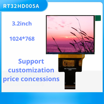 MIPI Interface IPS LCD TFT Screen Display 12LEDS Backlight 3.2 Inch 1024x768