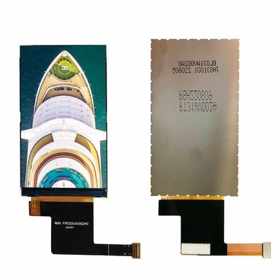 3.1 polegadas Smart IPS HD LCD Display 480x800 Alta resolução 450cd/m2 Brilho