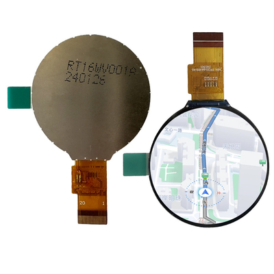 Display TFT circular transmissor Display LCD redondo 1,6 polegadas 360cd/M2