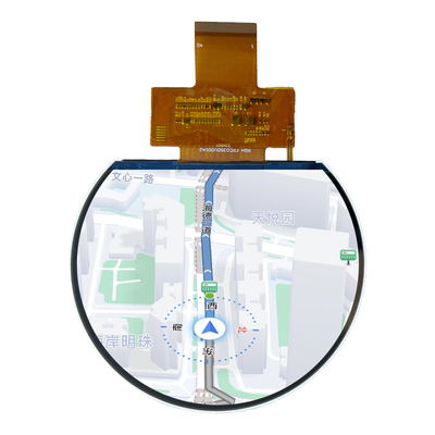 3Ecrã LCD semicircular redondo de 0, 5 polegadas 800x640 HD TFT