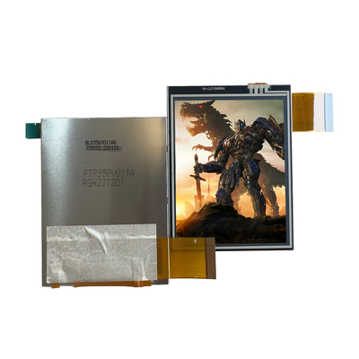 Modulo de pantalla táctil IPS LCD de 3,5 pulgadas de grado industrial con brillo de 450 Cd / M2 y temperatura de funcionamiento de -20C-70C