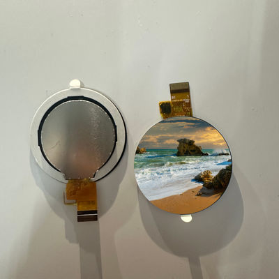 Tela LCD Circular Touch de 1,3 polegadas IPS TFT, brilho de 380 cd/m2, ângulo de visão total